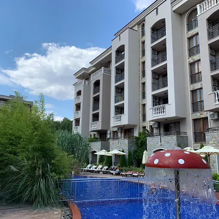 Luxury Orchid With A Garden In A Private Complex Cascadas Bulgaria Aparthotel Sunny Beach